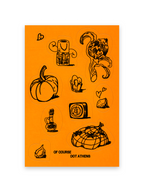 Foodie sticker sheet